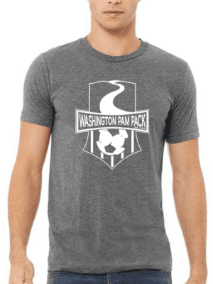 Washington Soccer Ultra Soft T-Shirt in Gray
