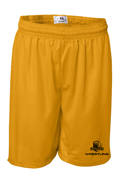 Mesh Shorts Gold (YOUTH & ADULT SIZES)