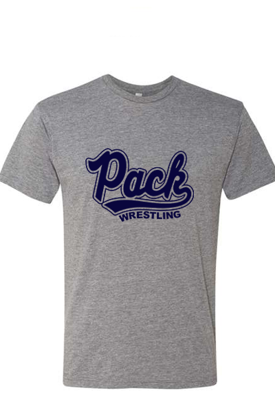 Pack Wrestling T-shirt, Gilden Gray (YOUTH & ADULT SIZES)