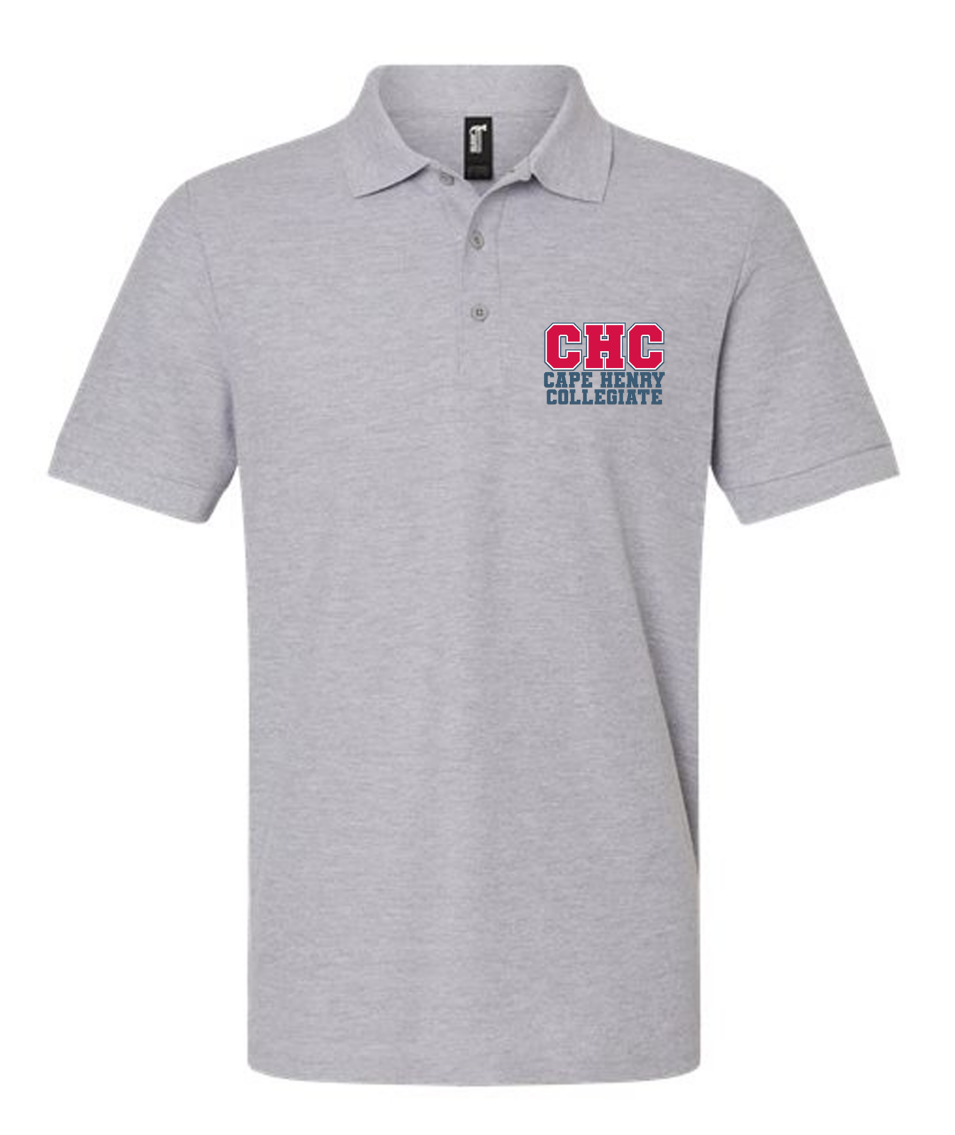 Cape Henry Embroidered Polo, Available in Gray, White and Red (Youth & Adult Sizes)