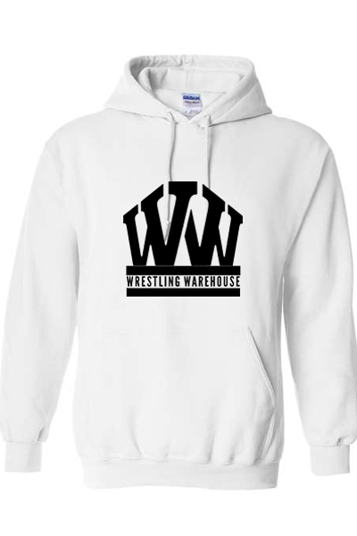 Wrestling Warehouse Heavy Blend Hooded Sweatshirt White