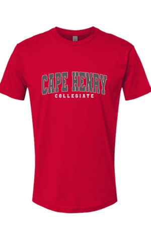 Cape Henry T-shirt, Ultra Soft Next Level Red