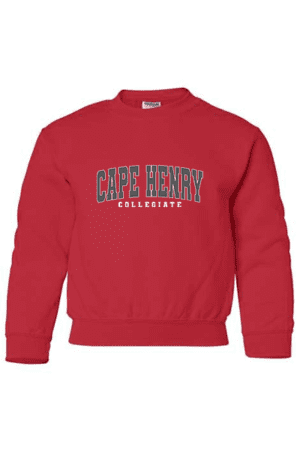Gildan Heavy Blend Crew Sweatshirt Youth Red (unisex)