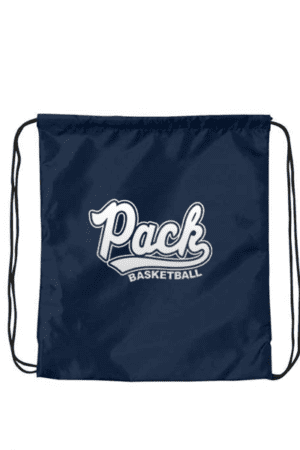 Drawstring Navy Mesh Bag