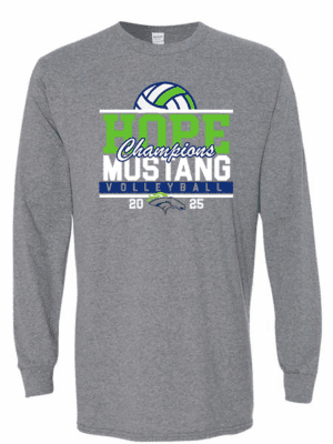 Hope Middle School Volleyball Championship 2025 Long Sleeve T-Shirt