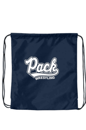 Drawstring Navy Mesh Bag