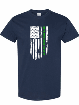 Hope Soccer Mustang Navy Gildan T-shirt