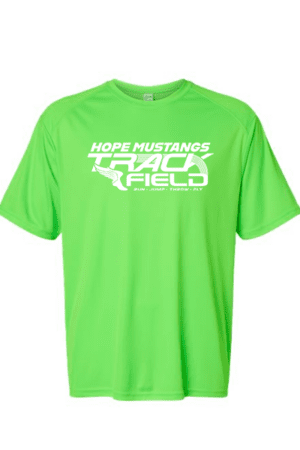 Hope Track and Field Paragon Island Performance Short Sleeve Lime Green