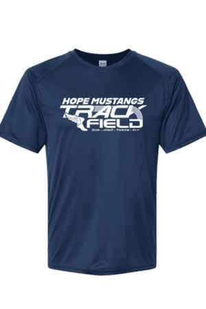 Hope Track and Field Paragon Island Performance Short Sleeve Navy