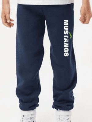 Hope Middle School Mustangs Sweatpants, Navy