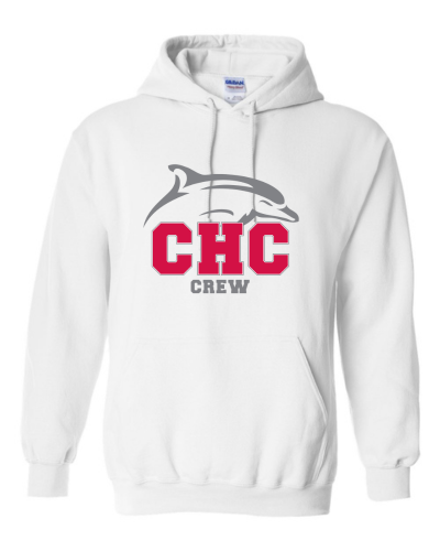 Crew Cape Henry Heavy Blend Hoodie, Available in Gray, White, and Red (Youth & Adult sizes)