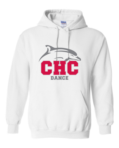 Dance Cape Henry Heavy Blend Hoodie, Available in Gray, White, and Red (Youth & Adult sizes)