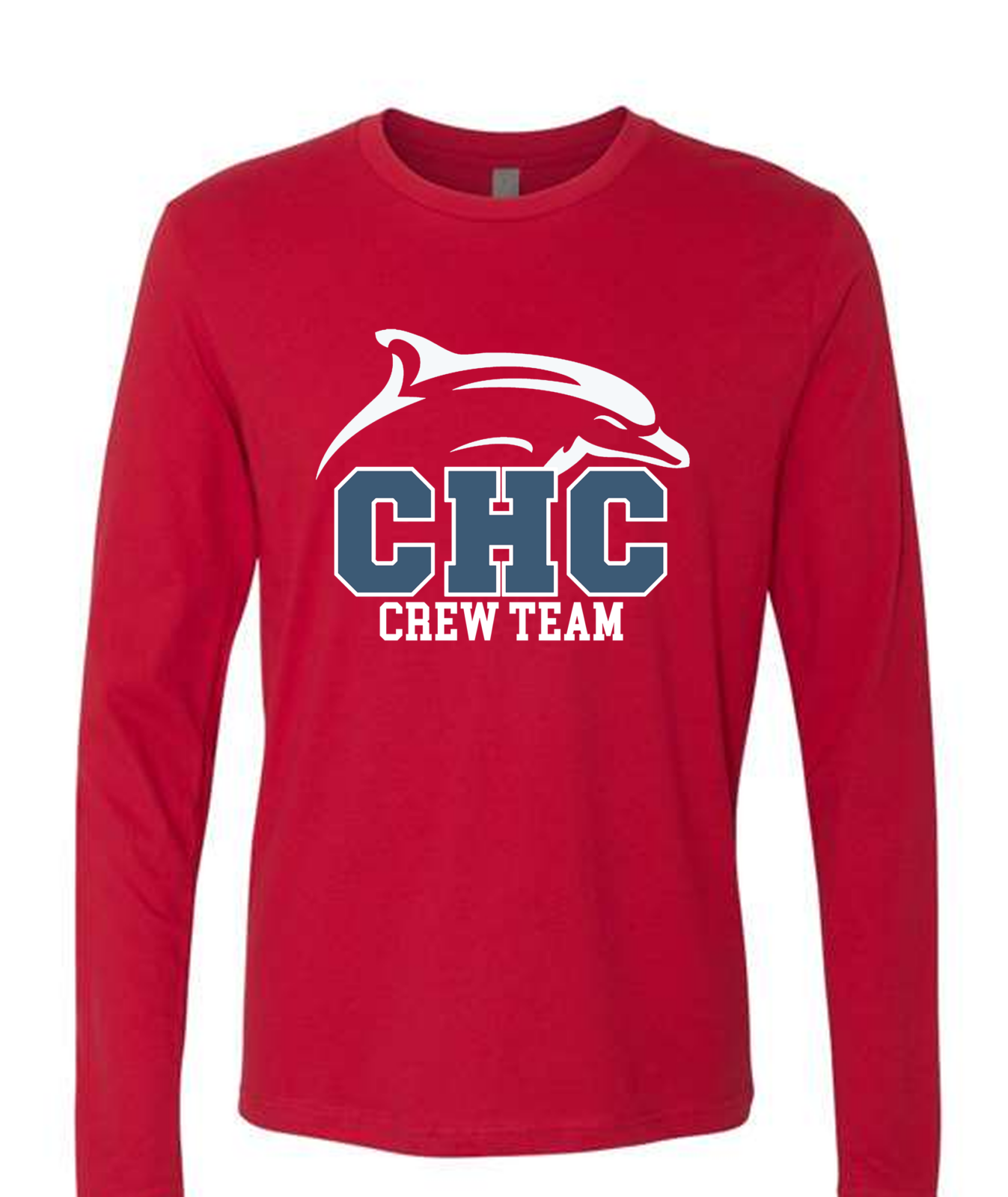 Crew Cape Henry Long Sleeve T-shirt, available in Gray and Red (Youth & Adult Sizes)