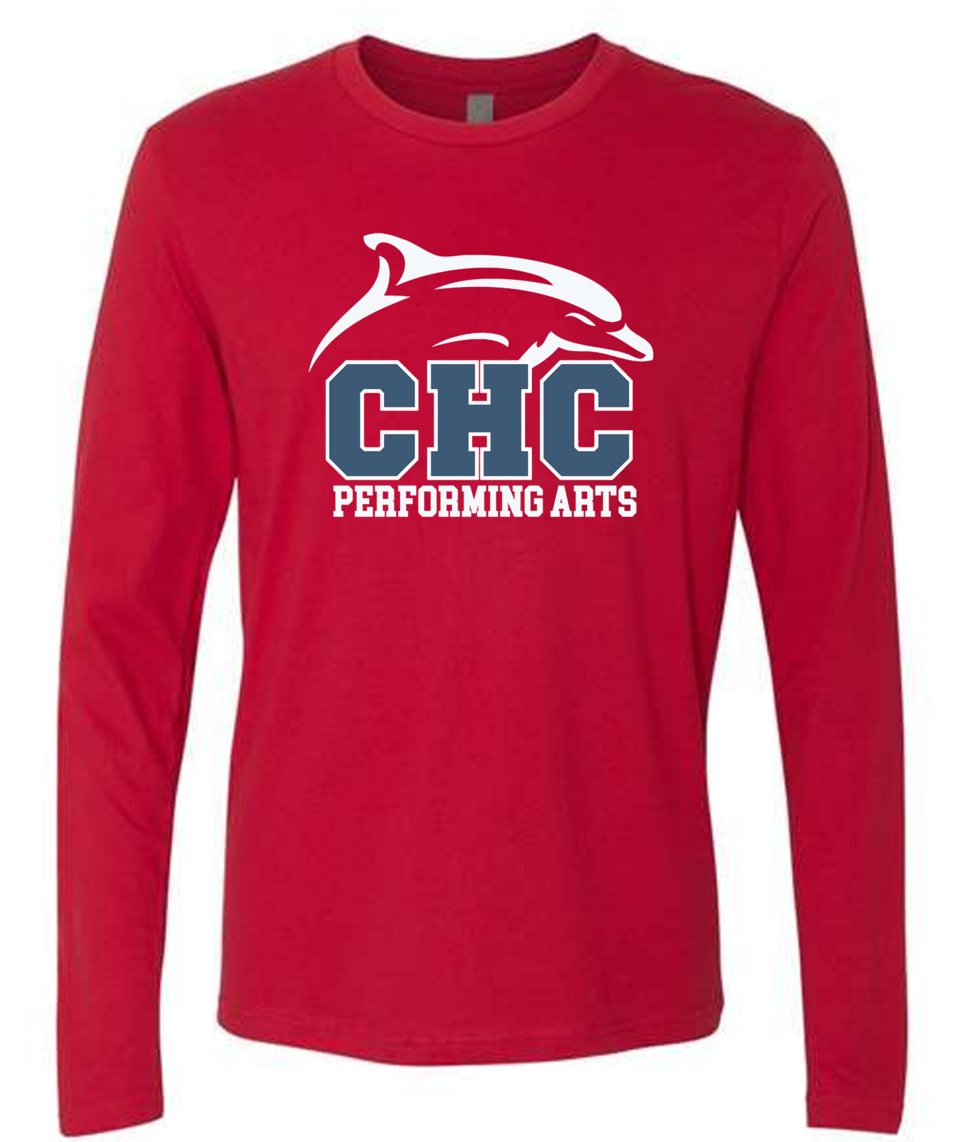 Performing Arts Cape Henry Long Sleeve T-shirt, available in Gray and Red (Youth & Adult Sizes)