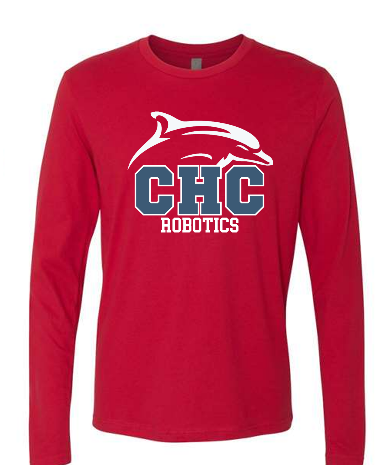 Robotics Cape Henry Long Sleeve T-shirt, available in Gray and Red (Youth & Adult Sizes)