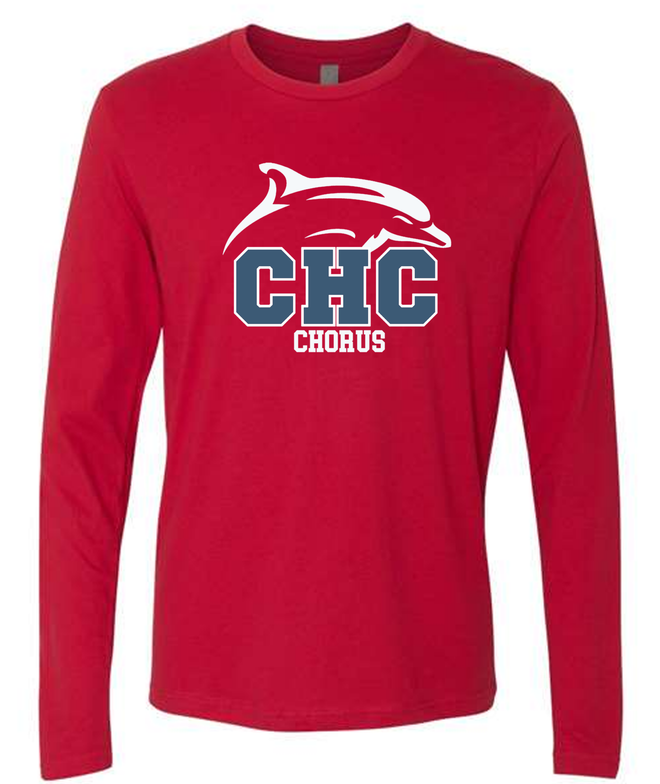 Chorus Cape Henry Long Sleeve T-shirt, available in Gray and Red (Youth & Adult Sizes)