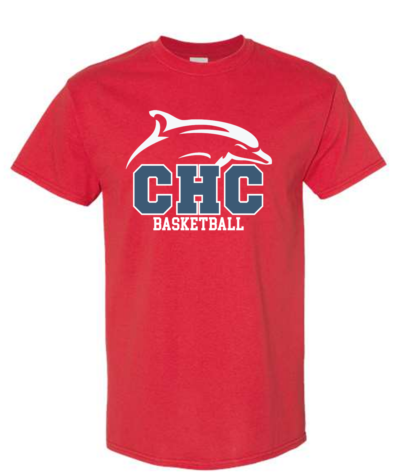 Basketball Cape Henry Heavy Blend T-shirt, available in Red and Gray (Youth & Adult Sizes)