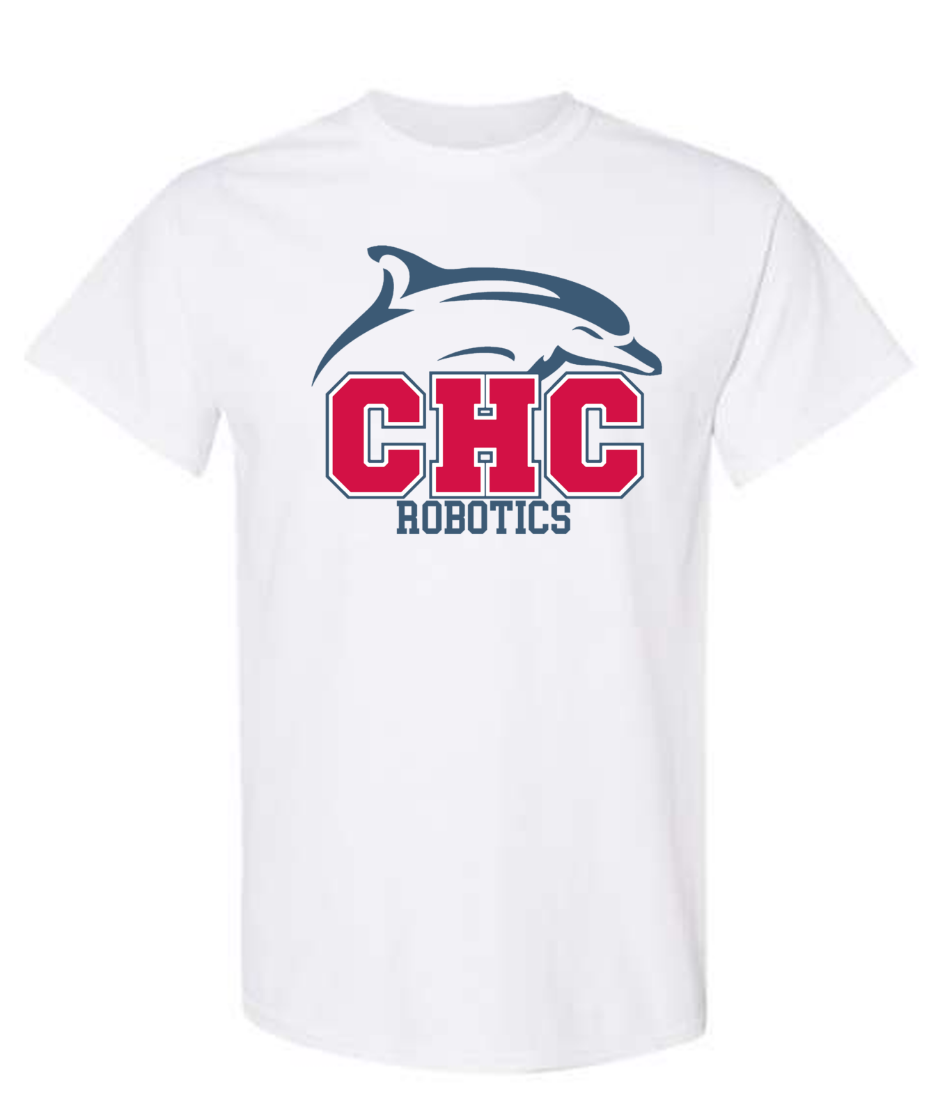 Robotics Cape Henry Heavy Blend T-shirt, available in Red and Gray (Youth & Adult Sizes)