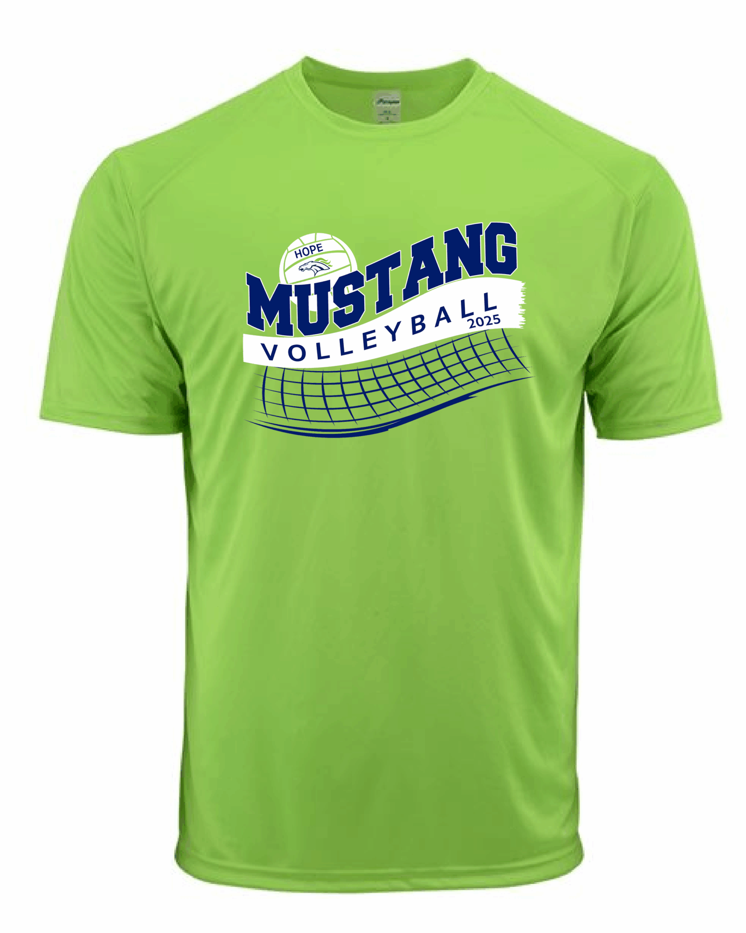 Hope Volleyball Paragon Island Performance Short sleeve lime green