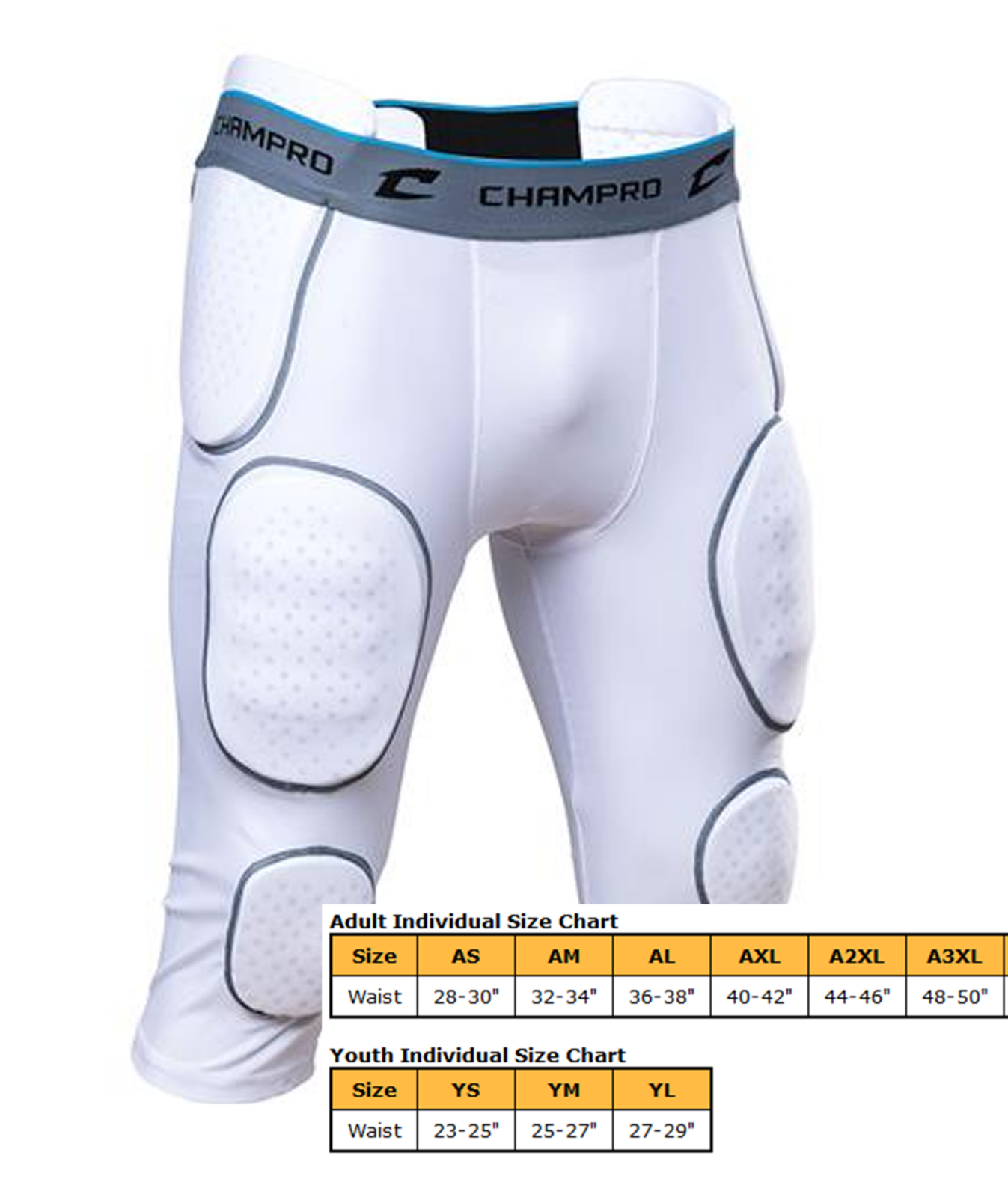 Required Item: 7-Pad Girdle White