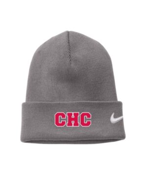 Nike Beanie with Embroidered Logo, Available in Gray and Red