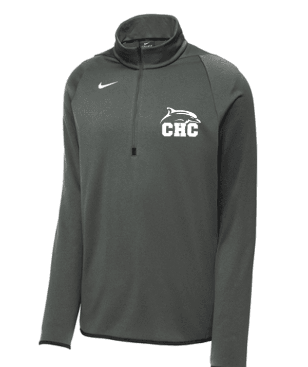 Nike Therma-Fit 1/4-Zip Fleece, Available in Red and Gray - Image 2