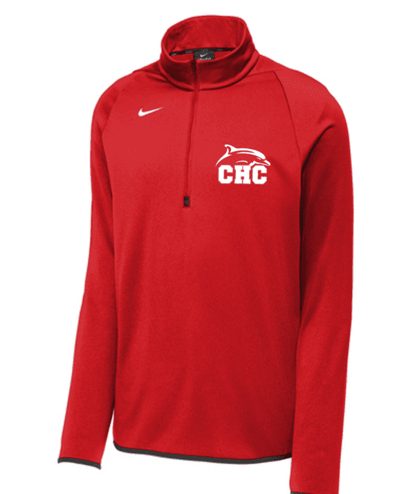 Nike Therma-Fit 1/4-Zip Fleece, Available in Red and Gray