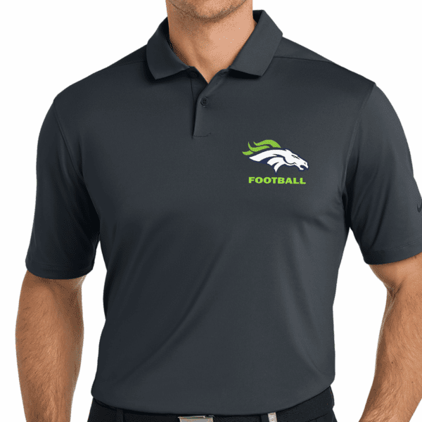 Nike Dri-FIT Polo Hope Football (Navy, Gray, and White) - Image 3