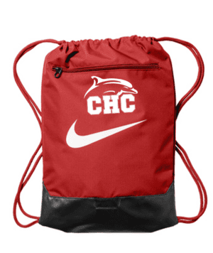 Nike Brasilia Drawstring Pack in Red