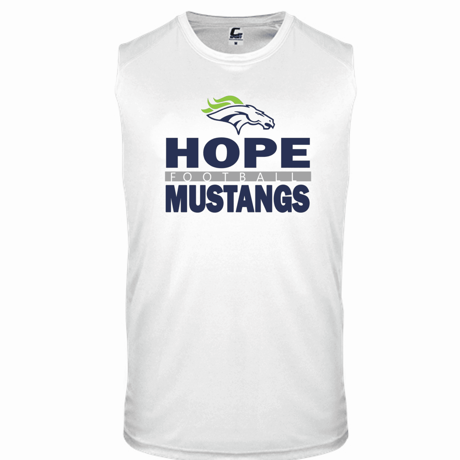Required Item: Sleeveless Compression Shirt White
