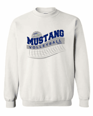 Hope Volleyball Crewneck Sweatshirt White