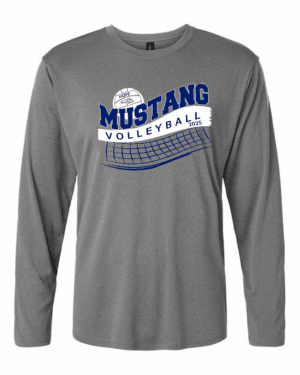 Hope Volleyball Performance Long Sleeve in Gray