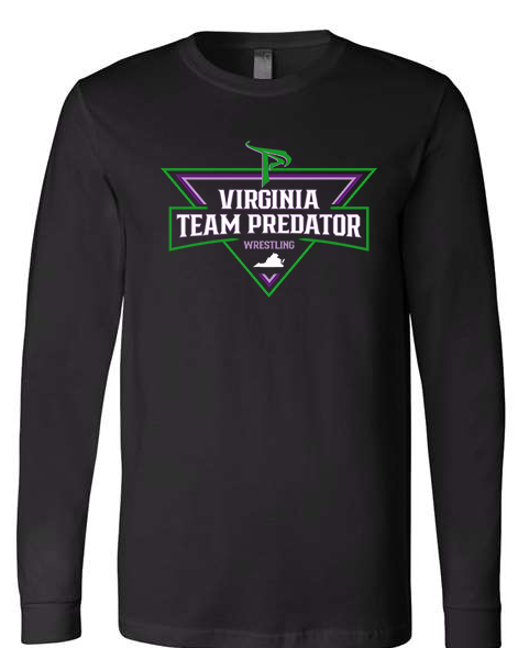 VA Preditor Long Sleeve Black T-Shirt (YOUTH & ADULT SIZES)