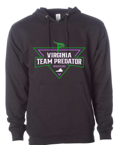 VA Predator Independent Trading Company Mid-weight Hoodie Black (YOUTH & ADULT SIZES)