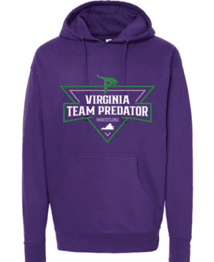 VA Predator Mid-weight Hoodie Purple (YOUTH & ADULT SIZES)