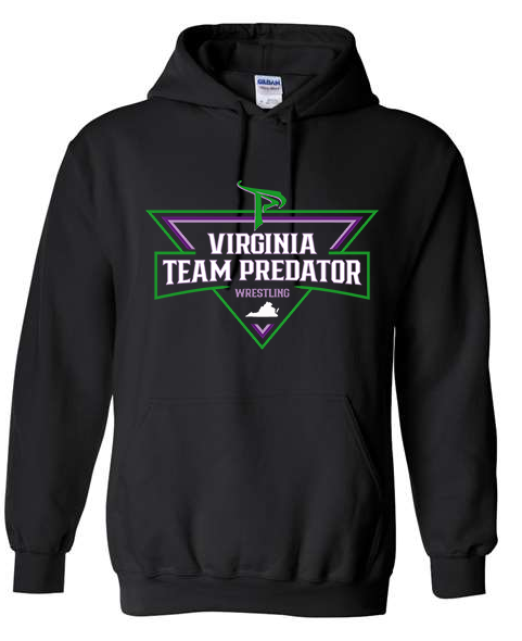 VA Predator Heavy Weight Gildan Hoodie Black (YOUTH & ADULT SIZES)