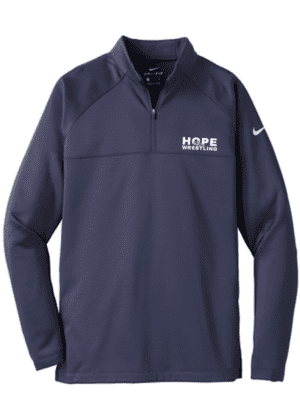 Nike Therma-Fit 1/2 Zip Fleece with Screen-Print Logo