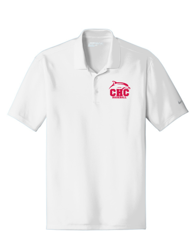 Baseball Nike Dri-FIT Classic Fit Polo, Available in Red, White and Dark Gray - Image 3