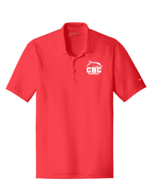 Baseball Nike Dri-FIT Classic Fit Polo, Available in Red, White and Dark Gray