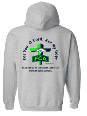 Hope FCA Gray Hoodie