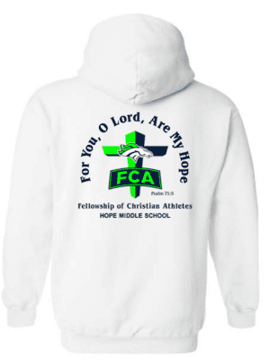 Hope FCA White Hoodie