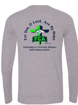 Hope FCA Long Sleeve Gray T-Shirt