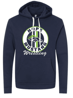 Hope Mustang Wrestling Santa Cruz Hoodie in Navy