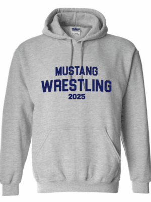 Hope Wrestling Gildan Hoodie Navy and Gray color options