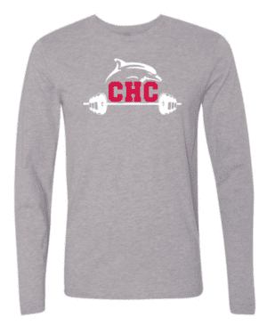 Fitness & Performance Cape Henry Long Sleeve T-Shirt, Available in Gray and Red (Youth & Adult Sizes)