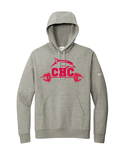 Fitness & Performance Nike Club Fleece Pullover Hoodie, Available in Gray, White, and Red - Image 3