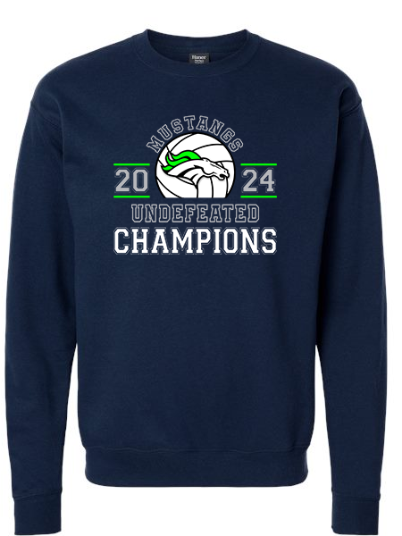 Hope Middle School Volleyball Championship 2024 Crewneck Sweatshirt (YOUTH & ADULT SIZES)