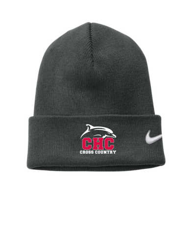 Cross Country Nike Beanie, Embroidered Logo, Available in Dark Gray, Light Gray, and Red - Image 2