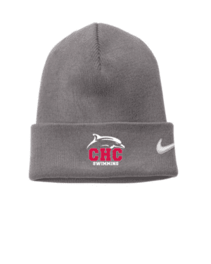 Swimming Nike Beanie, Embroidered Logo, Available in Dark Gray, Light Gray, and Red