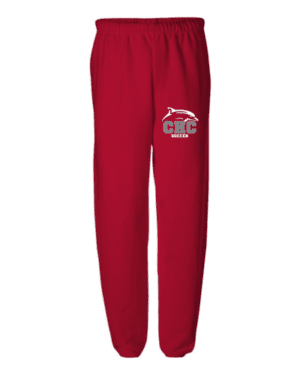 Soccer Jerzees Sweatpants, Available in Dark Gray, Light Gray, Red, and White (Youth & Adult Sizes)